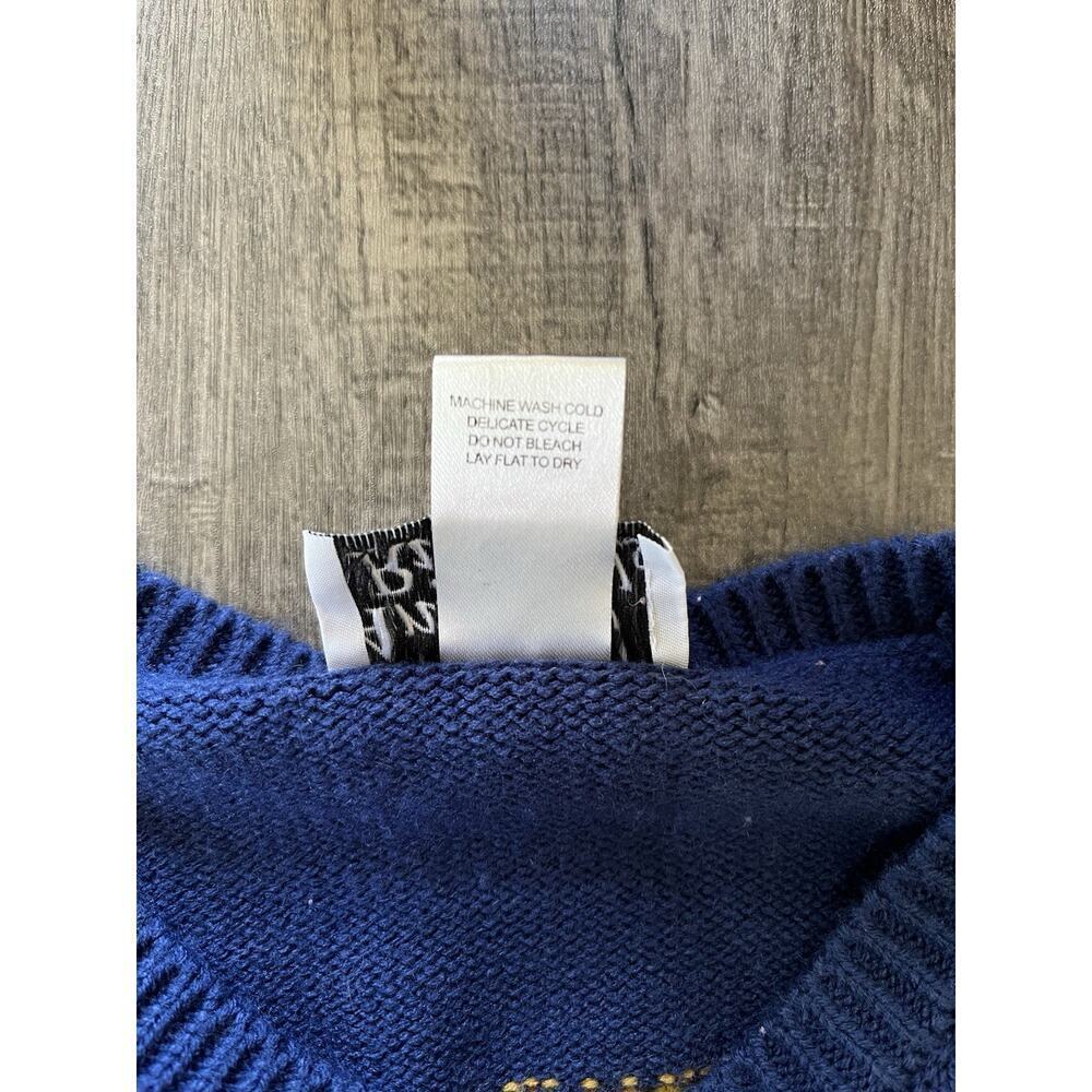 Anthony Richard’s VTG Women Nordic Fair Isle Snowflake Knit Sweater Blue Size M - Picture 4 of 8